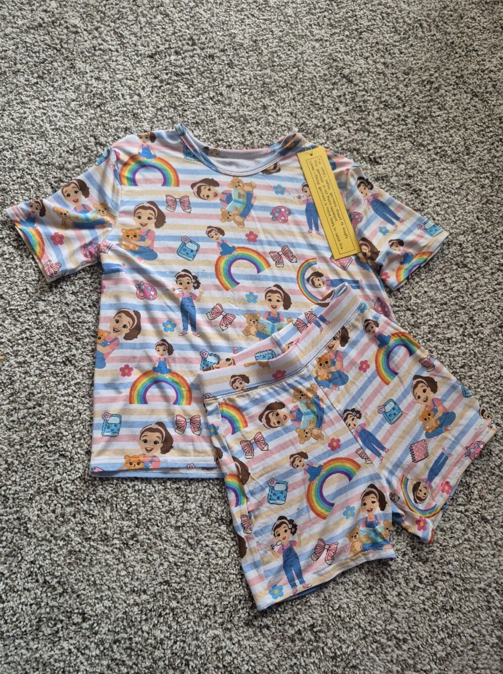 Ms. Rachel Bambo Pajama Set Size 6-7